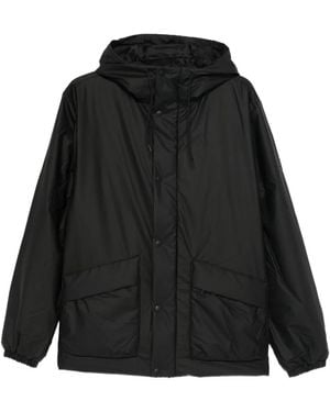 Rains Lohja Hooded Pocket Jacket - Black