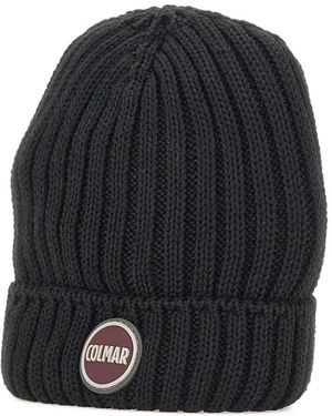 Colmar ロゴパッチ ビーニー - ブラック