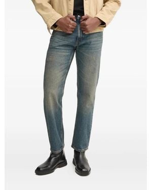 HUGO Ausgeblichene Jeans - Blau