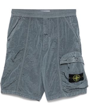 Stone Island コンパスバッジ ショートパンツ - グレー