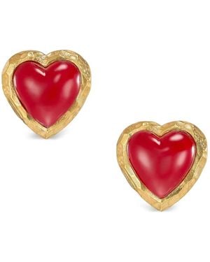 Anabela Chan Cherry Heart Ohrringe - Rot