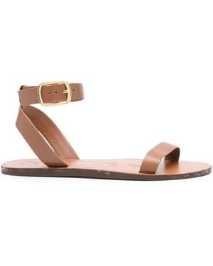 Manebí Chloe Single-Band Buckle Sandals - Pink