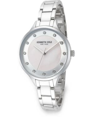 Kenneth Cole Classic Crystal 36Mm Watch - Blanc