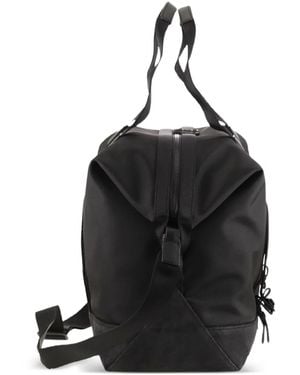 Moncler レザートリム ダッフルバッグ - ブラック