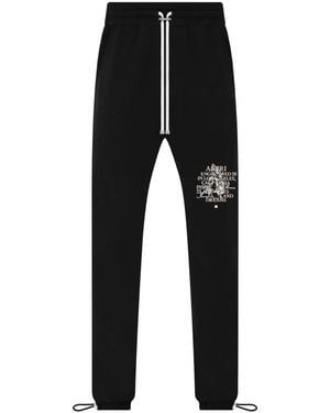 Amiri Logo-Print Track Trousers - Black