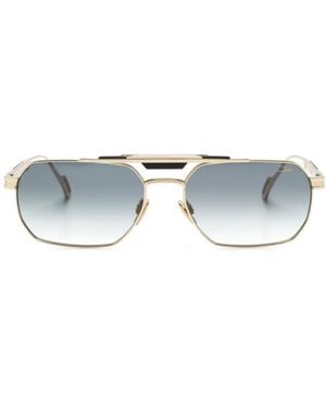 Cazal 7573 Pilot-Frame Sunglasses - Blue