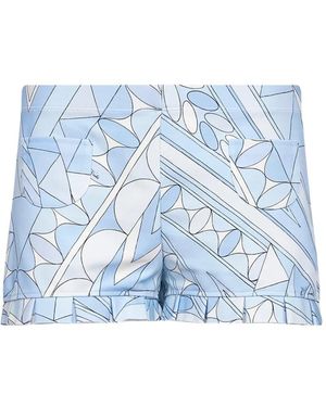 PUCCI Manuba-Print Shorts - Blue