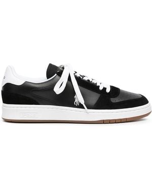 Polo Ralph Lauren Court Trainers - Black