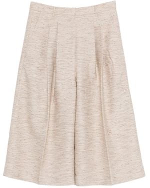 Mark Kenly Domino Tan Pennie Shorts - Natural