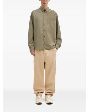 A.P.C. Mateo Overhemd Met Geborduurd Logo - Naturel