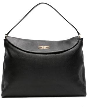 Elisabetta Franchi Large Avenue Tote Bag - Black