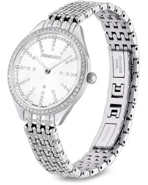 Swarovski Attract Crystal Bezel 32Mm Watch - White