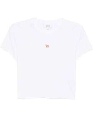 Maison Kitsuné Baby Fox Patch Baby T-Shirt - White