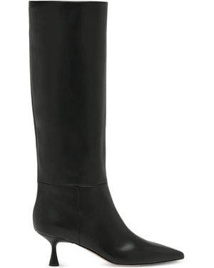Gianvito Rossi 55mm Joyce Pointed-toe Boots - ブラック
