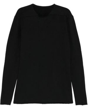DEVOA Long-Sleeve Anatomical T-Shirt - Black