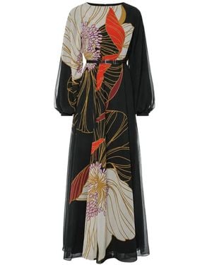 Ted Baker Cammeli Floral-Print Maxi Dress - Black