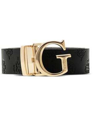 Guess James 4G Logo Belt - Black
