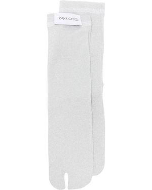 Ioana Ciolacu Sparkle Socks - White
