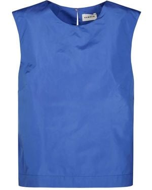 P.A.R.O.S.H. Blusa sin mangas - Azul