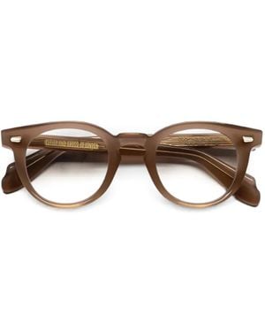 Cutler and Gross Occhiali Tondi - Marrone