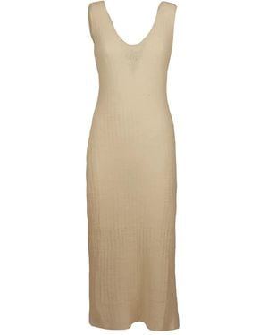 Akep Textured Dress - Natural