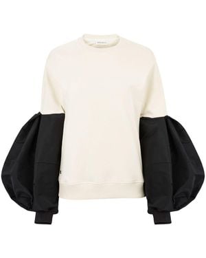 Nina Ricci Puff-Sleeve Sweatshirt - White