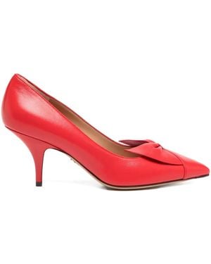 Ferragamo 70Mm Bow Court Shoes - Pink