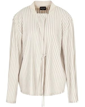 Giorgio Armani Silk Jacket - White