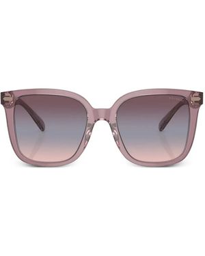 COACH Square-Frame Gradient Sunglasses - Purple