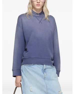 Acne Studios Logo Crew-Neck Sweatshirt - Blue