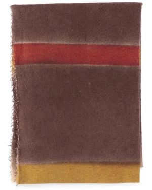 Faliero Sarti Eros Fringed Scarf - Marrone