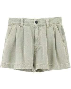 Bellerose Prisma Pleated Shorts - White