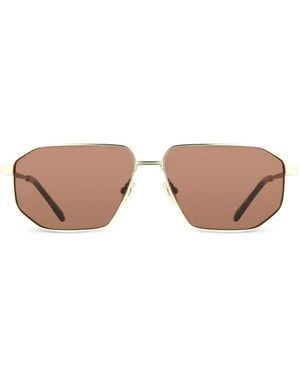 Ferragamo Eyewear Gafas De Sol Con Montura Geométrica - Rosa
