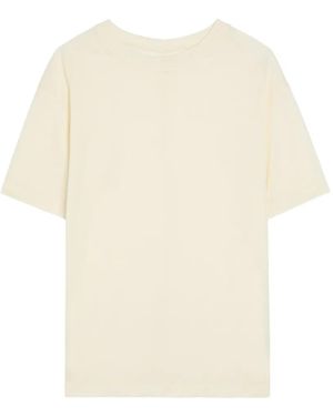 Another Tomorrow Crew-Neck Short-Sleeve T-Shirt - White
