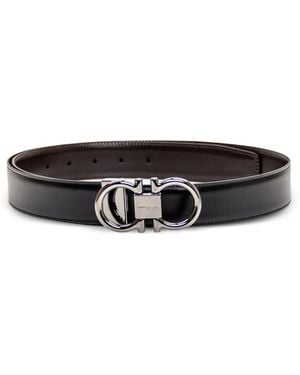 Ferragamo ガンチーニバックル ベルト - ホワイト
