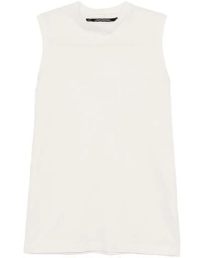 Julius Sleeveless Crew-Neck T-Shirt - White