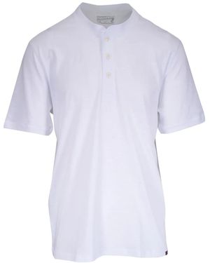 Faherty ヘンリーネック Tシャツ - ホワイト