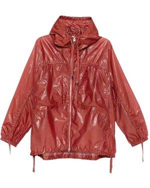 DUNO Karta Hooded Zip Jacket - Red