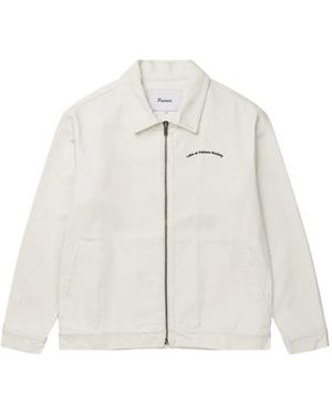 Palmes Lake Zip-Up Jacket - White