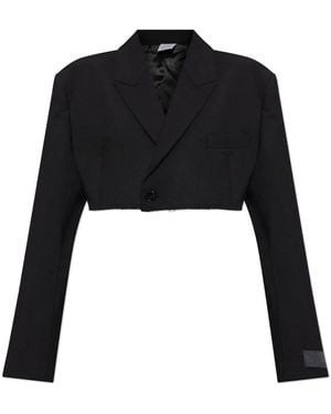Vetements Cropped Blazer - Black