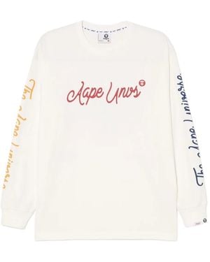 Aape By A Bathing Ape ロゴ Tシャツ - ホワイト