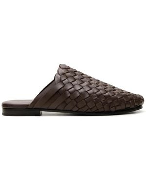 St. Agni Bunto Woven Mules - Brown