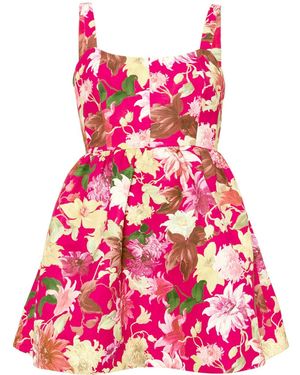 Sachin & Babi Cora Floral-Print Mini Dress - Pink