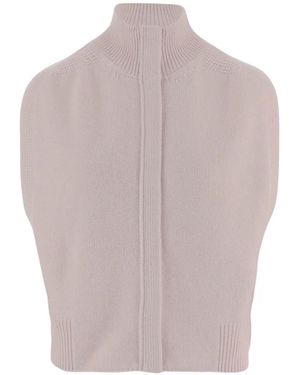 Sa Su Phi Ribbed-Neck Vest - Grey