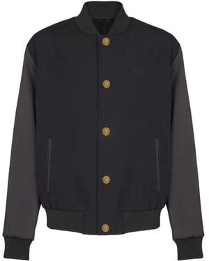 Balmain サテンスリーブ ジャケット - ブルー