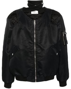 Coperni Cut-out Bomber Jacket - Black