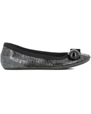 Dove Nuotano Gli Squali Becky Ballerina Shoes - Black