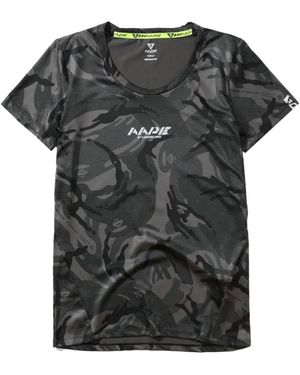 Aape By A Bathing Ape Camouflage-Print Logo-Print T-Shirt - Black