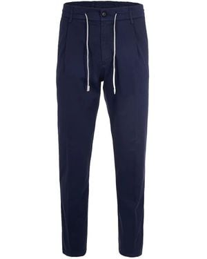 Eleventy ドローストリング パンツ - ブルー