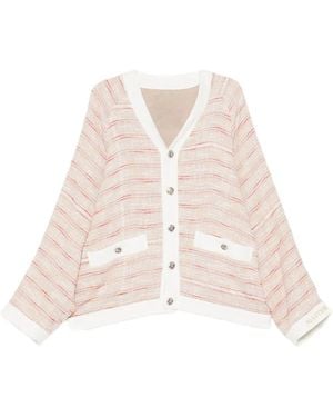 MASTERMIND WORLD Cardigan En Tweed - Rose